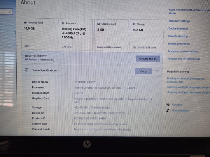 HP Pavilion prijenosno računalo