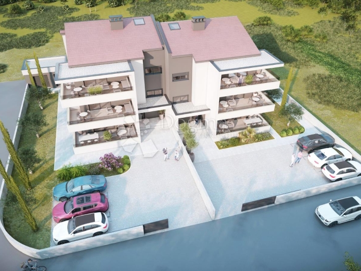 Luksuzna novogradnja Barbariga 350m od mora - 94 m2, 2S+DB