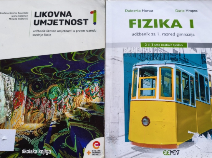 Knjige za 1. razred Gimnazije