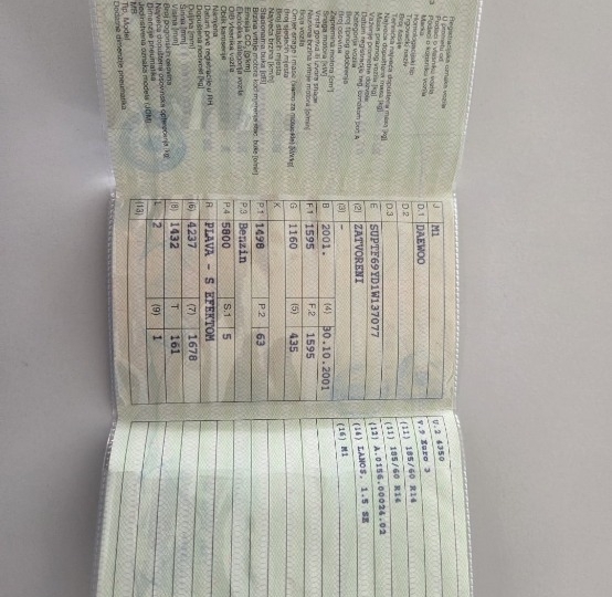 Daewoo Lanos 1.5 benzin, reg. do 11./2026.