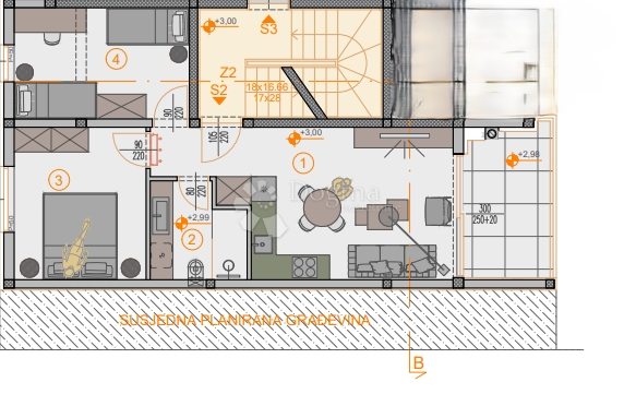 Ekskluzivno! Novogradnja Štinjan - 58 m2, 1. kat (Z1 S2)
