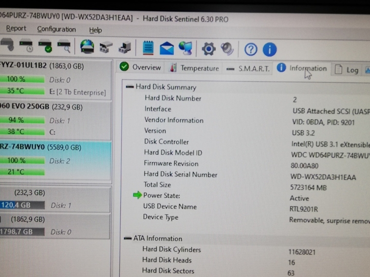Hdd WD 6Tb Purple