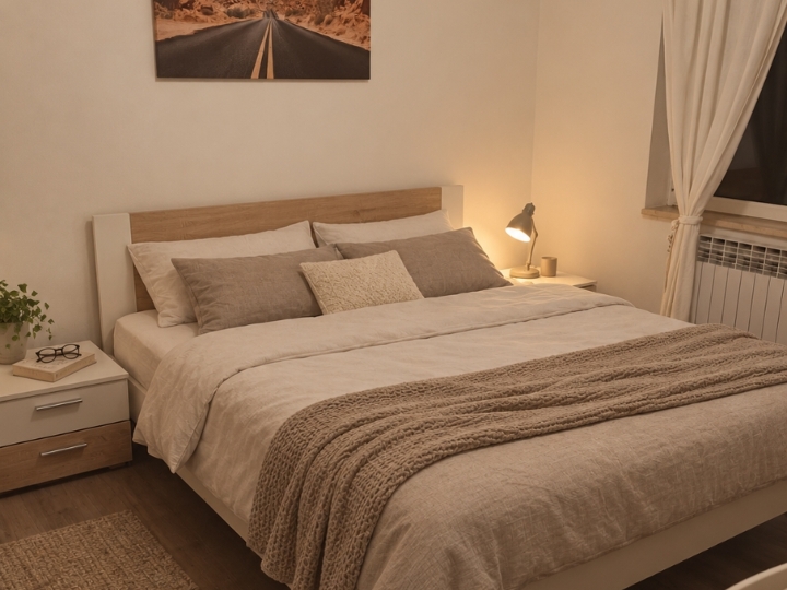 Dugoročni najam stana u centru Matulja, 62 m², 2S+DB, balkon
