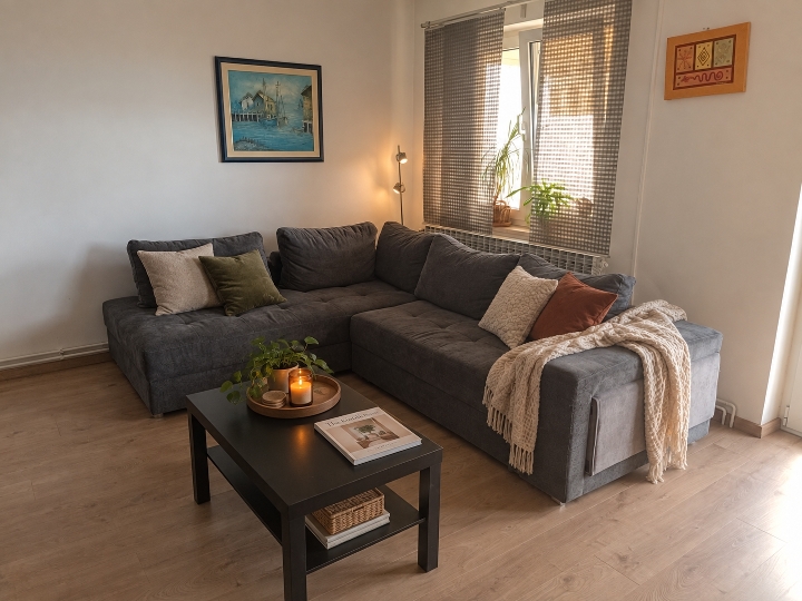 Dugoročni najam stana u centru Matulja, 62 m², 2S+DB, balkon