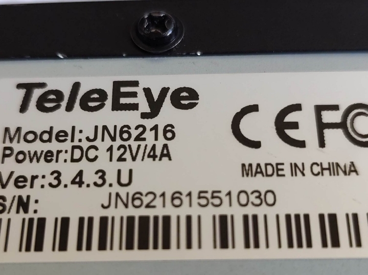 Snimač za videonadzor 16 kanala TeleEye