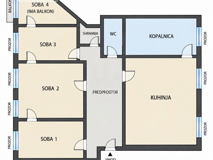Rijeka, Centar - prostran stan za adaptaciju nadomak Korza!