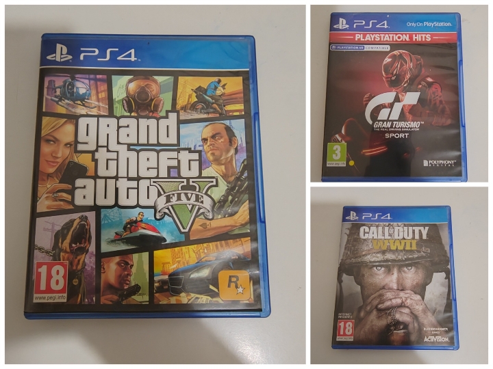 PlayStation 4 Slim + 2 kontrolera + odličan komplet Igara (GTA V, FC)