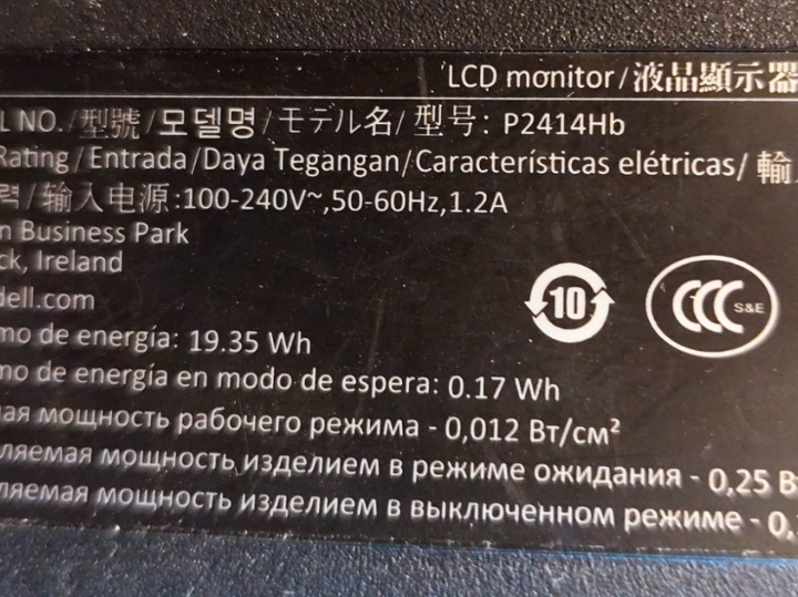 Monitor Dell 24"