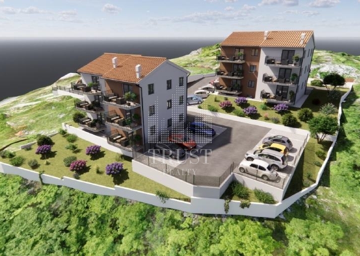 Kosi – prizemlje, okućnica 80 m² i pogled na more