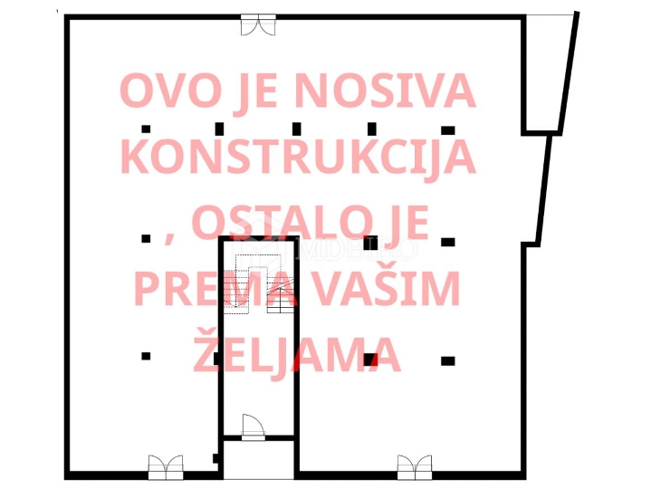 Iznajmljujemo poslovni prostor, prizemlje, kozmetički salon, ordinacija ili slično