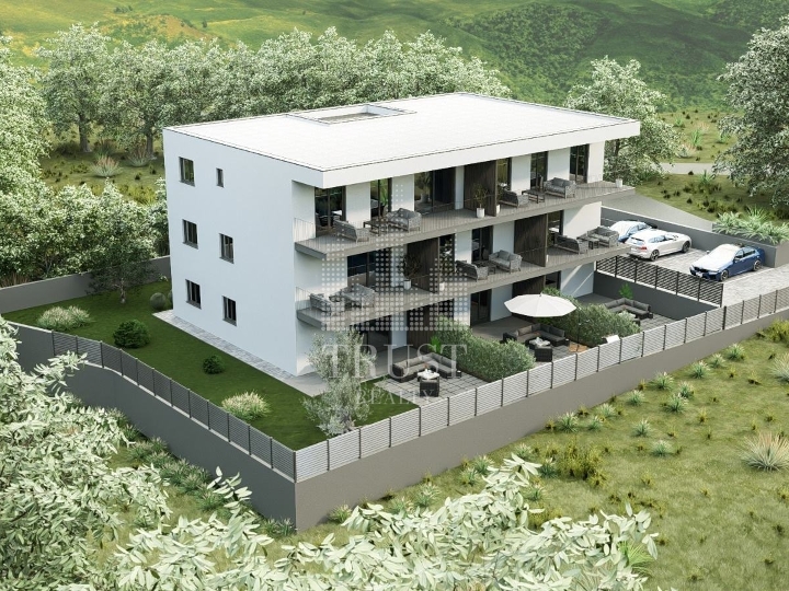 Rijeka, Drenova - novogradnja 2S+DB, okućnica 55 m2
