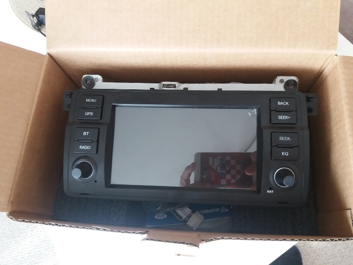 BMW E46 Android auto radio navigacija
