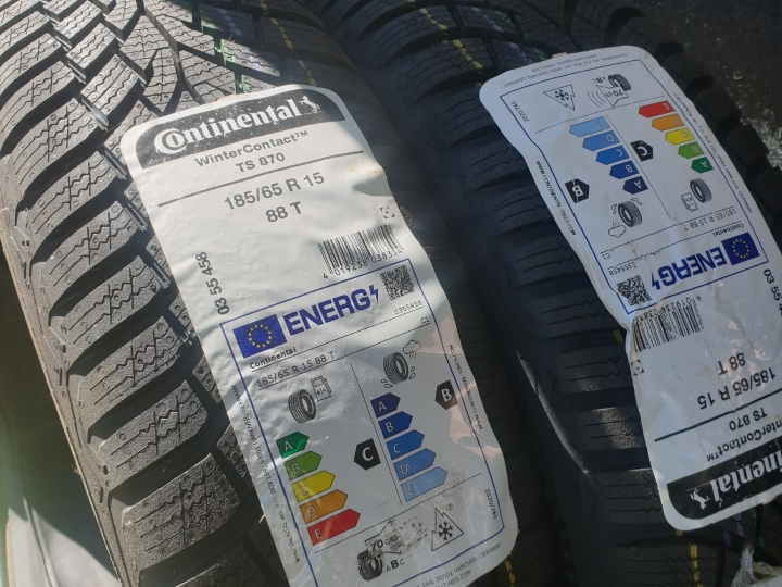 Gume zimske Continental 185/65/15 2 kom., nove i 2 polovne