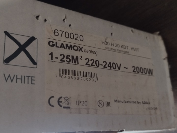 Glamox radijator