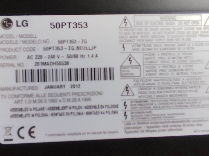 LG TV 127 cm