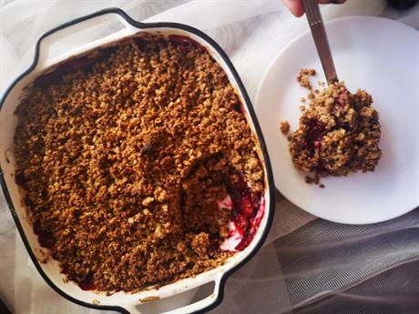 Crumble sa šljivama
