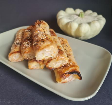 Rolice od rižinog papira i patišon tikvice
