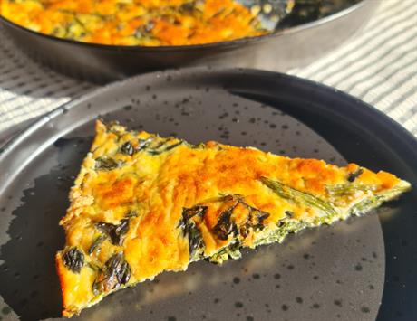 Quiche sa špinatom
