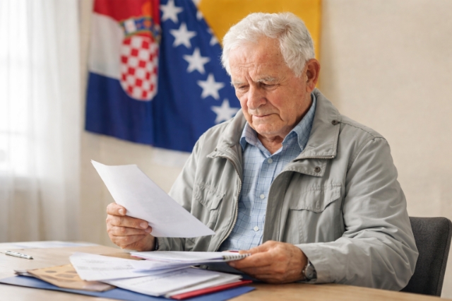 Kako da državljanin BiH ostvari pravo na mirovinu u Hrvatskoj ako mu nedostaju dvije godine staža?