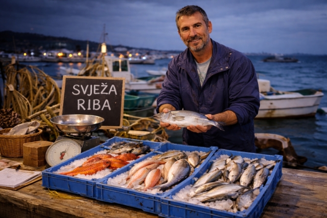 Prodaja vlastitog ulova na tržnici: Mora li ribarski obrt voditi zalihe i registrirati trgovinu na malo?