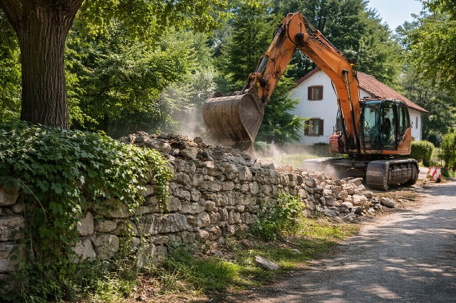 Kako spriječiti rušenje suhozida i stabla zbog izgradnje ceste?