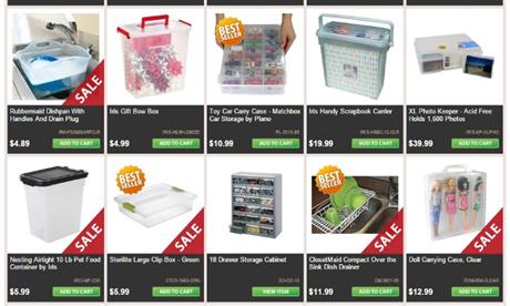 Prodaja proizvoda za organiziranje prostora
