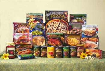 Smrznuta organska vegetarijanska hrana