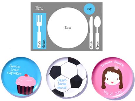 Personalizirani tanjuri i podmetači za djecu