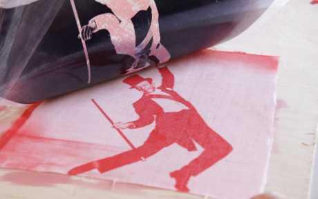 Tisak na tkaninu uz pomoć sunca