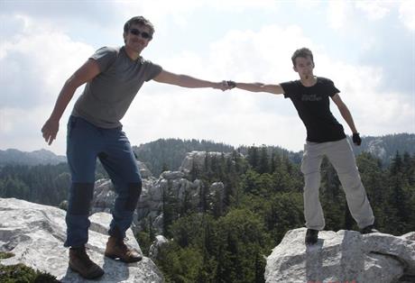 Skok  u  Samarske  stijene