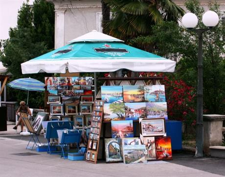 Prodaja robe na štandovima