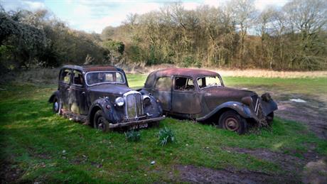 Držanje neregistriranih vozila na vlastitom terenu